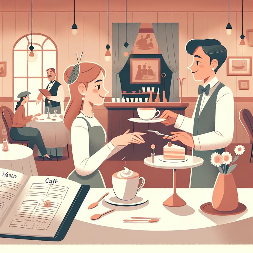 Café, pastel y una amiga