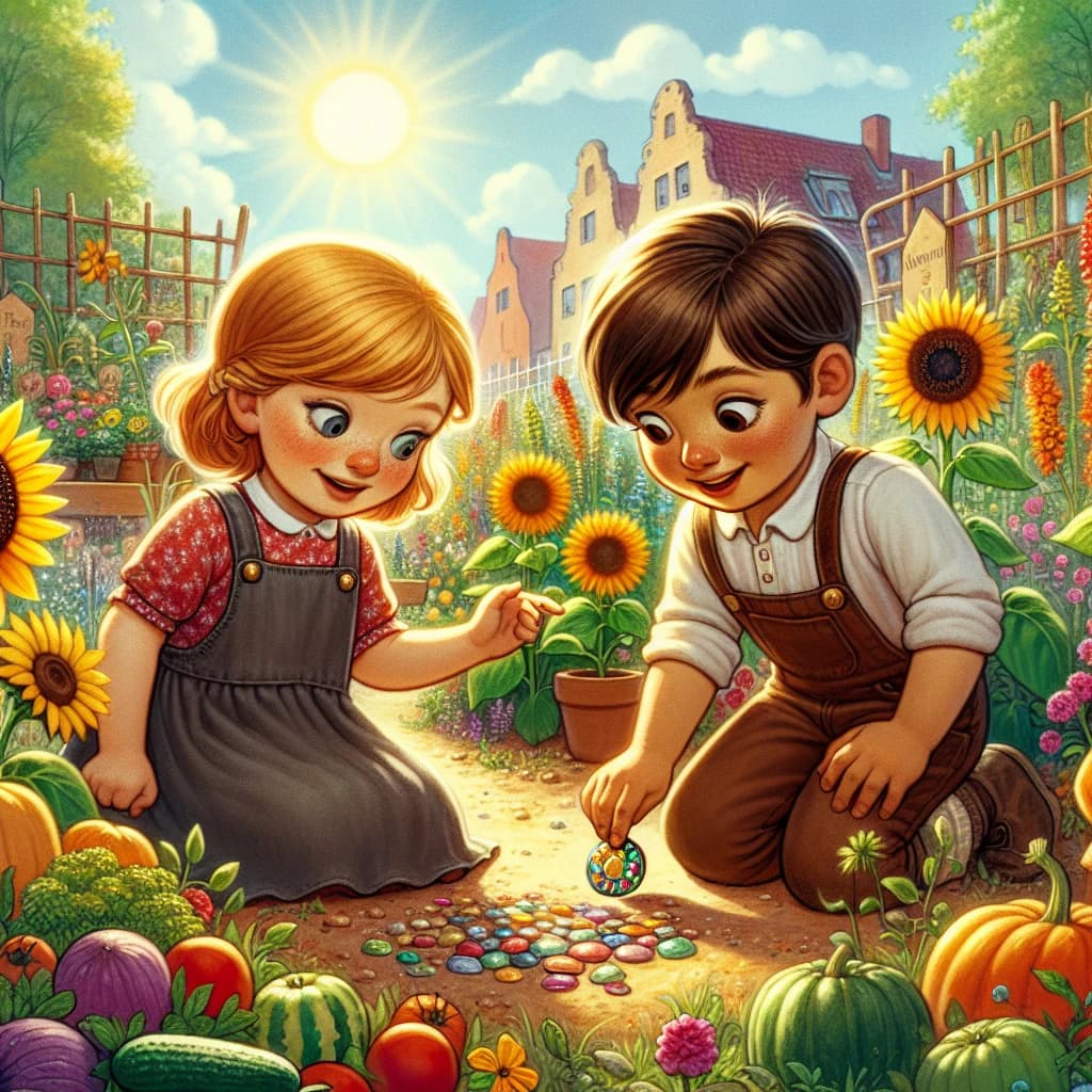 Die Schatzsuche im Gemeinschaftsgarten