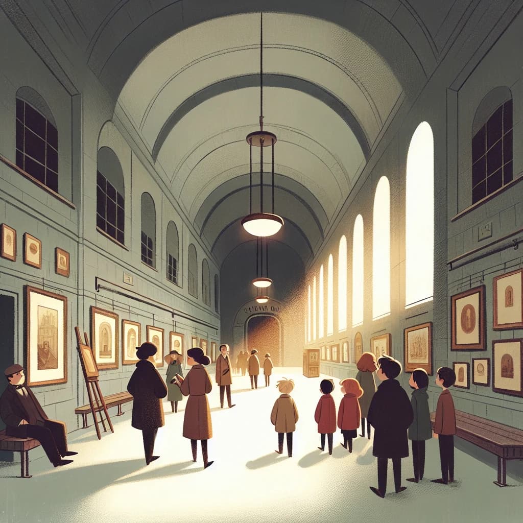 La noche en el museo bajo la ciudad