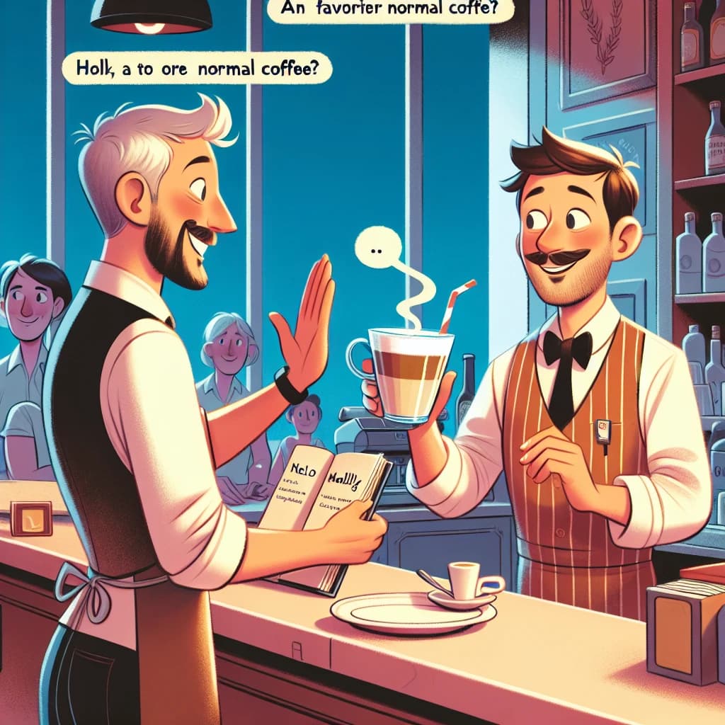 Un caffè dolce e una risata